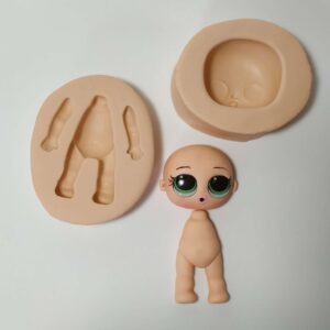 Molde LOL corpo e cabeça - 8 cm