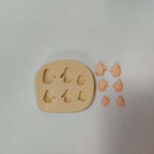 Molde Mãozinhas - 0,7 a 1,3 cm