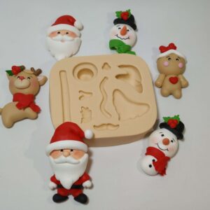 Molde Acessórios Natal P - 2 a 4,5 cm