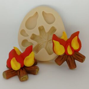 Molde Fogueira 3D - 5 cm