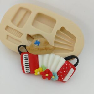 Molde Sanfona - P - 6,5 cm