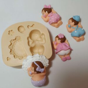 Molde Bebê com Acessórios