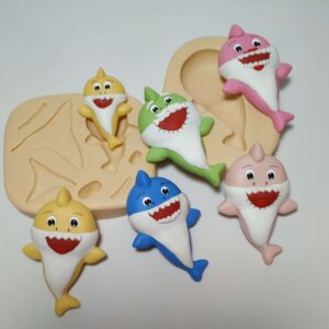 Molde Baby Shark - 7,5 cm