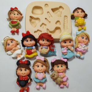 Molde Mini Princesinhas - Apliques