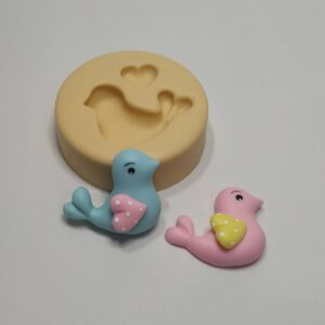 Molde Mini Passarinho - Apliques 2,5cm