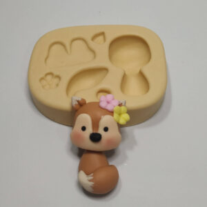 Molde Raposa Apliques - 4 cm