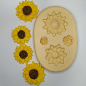 Molde Girassol Apliques