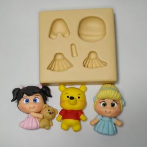 Molde Apliques Fofos - 4cm