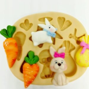 Molde Apliques de Páscoa 02 - 4 a 5 cm