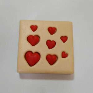 Molde Micro Corações - Peças de 0,5cm a 1,2cm