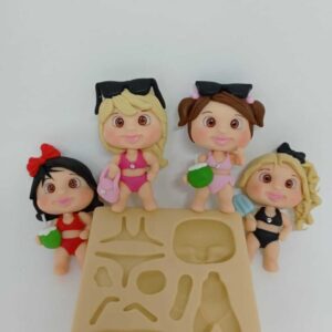 Molde Menina Verão - 5 a 5,5 cm