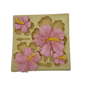 Molde Hibisco - 2 a 6 cm