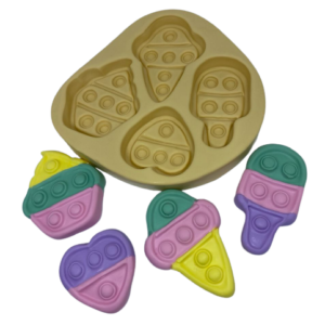 Molde Fidget Toys - 4,5 a 8 cm