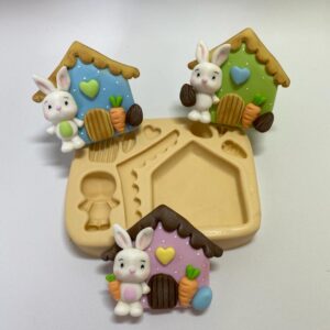 Molde Casinha do Coelho - 6 cm