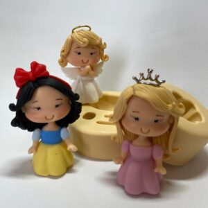 Molde Mini Princesinha 3D - 5 cm