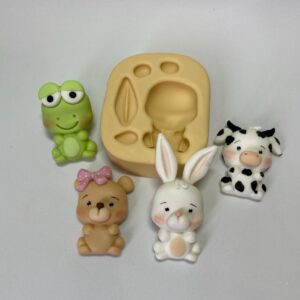 Molde Bichinhos Fofinhos - 4,5 cm
