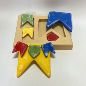 Molde Bandeirolas - 2 a 5 cm