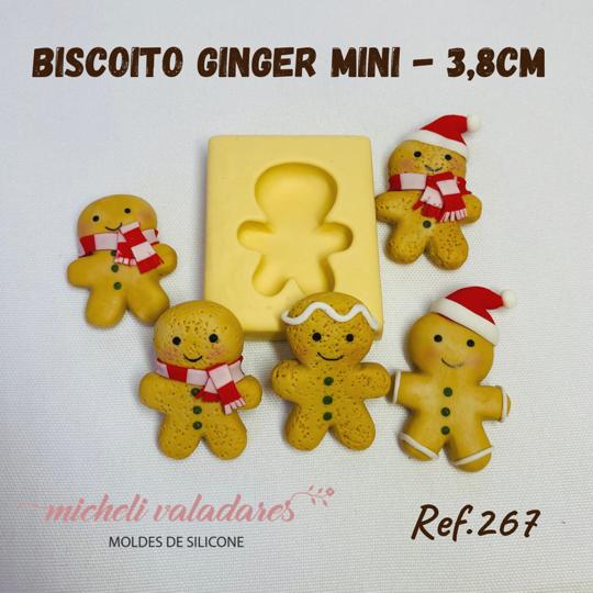 Molde Biscoito Ginger Mini - 3,8cm - Imagem 4