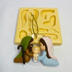 Molde Sagrada Família 2D - 5,5cm