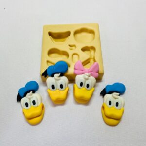 Molde Aplique Rosto Patinhos - 5 cm