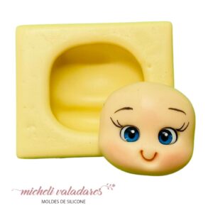 Molde Mini Rostinho Apliques - 2,5 cm