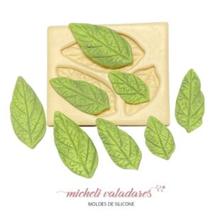 Molde Folhas - 3,2 a 5 cm