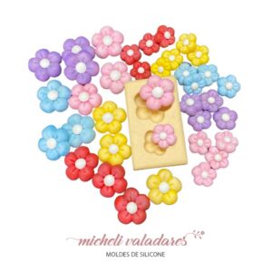 Molde Flor 02 - 1 a 2,3 cm