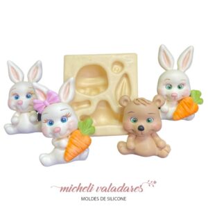 Molde Bichinhos Barrigudinhos - 5 a 7 cm