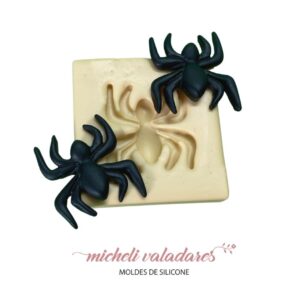 Molde de Silicone para Artesanato Aranha P - 3,5 cm