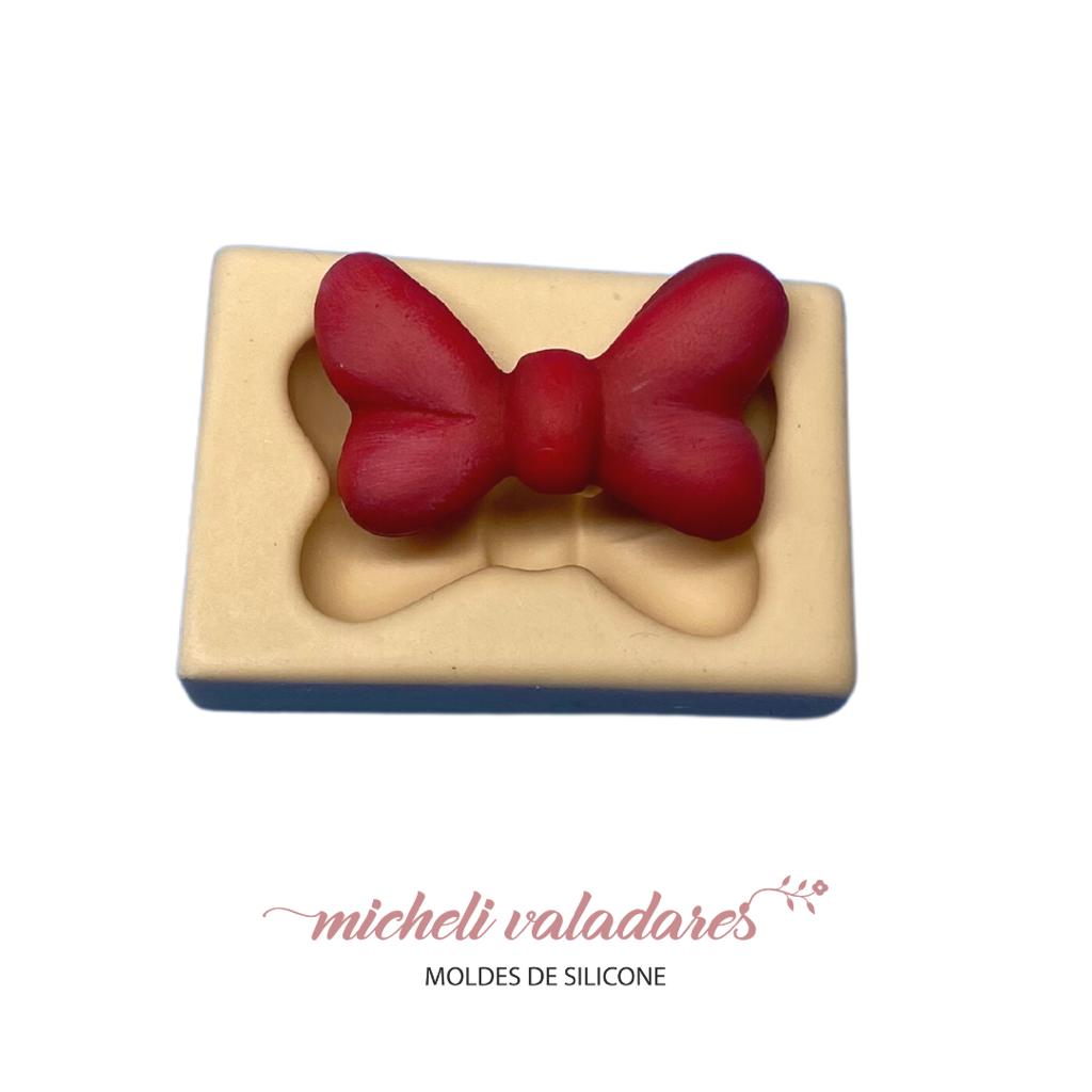 Molde de Silicone para Artesanato Lacinho Fofo - 3,5 cm