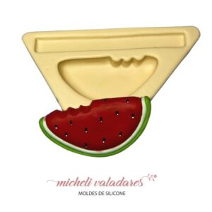 Molde de Silicone para Artesanato Melancia G - 8,5 cm