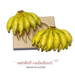 Molde de Silicone para Artesanato Cacho de Banana G - 7 cm