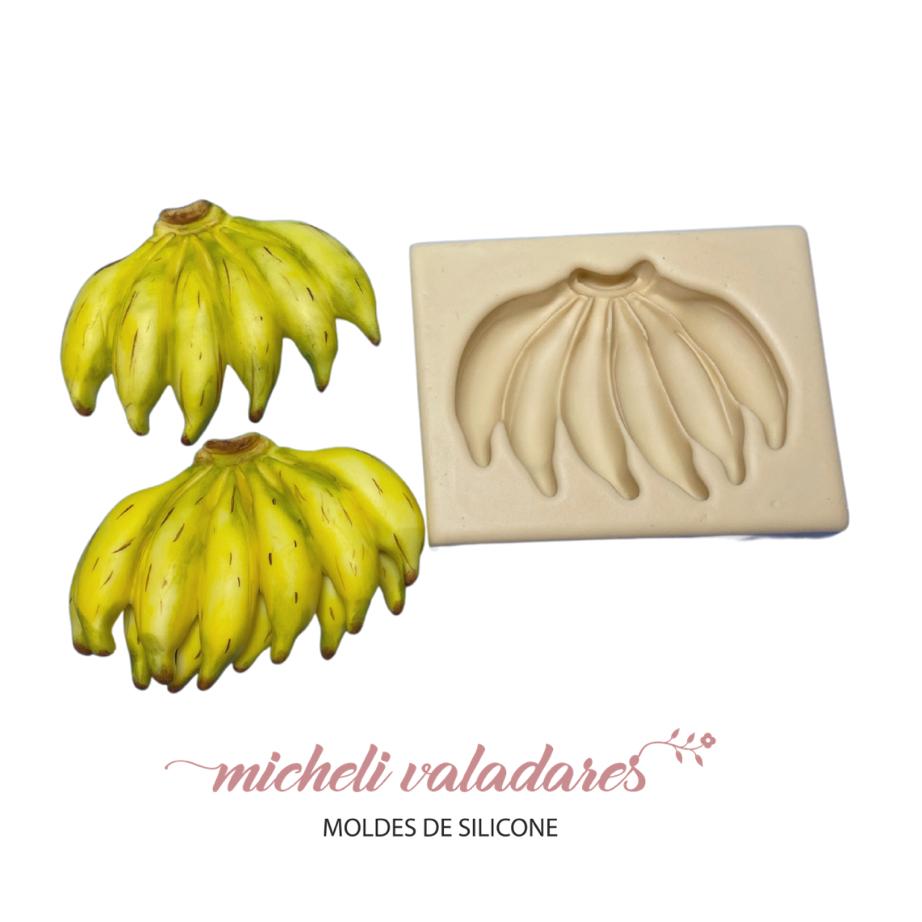Molde de Silicone para Artesanato Cacho de Banana G - 7 cm - Imagem 2