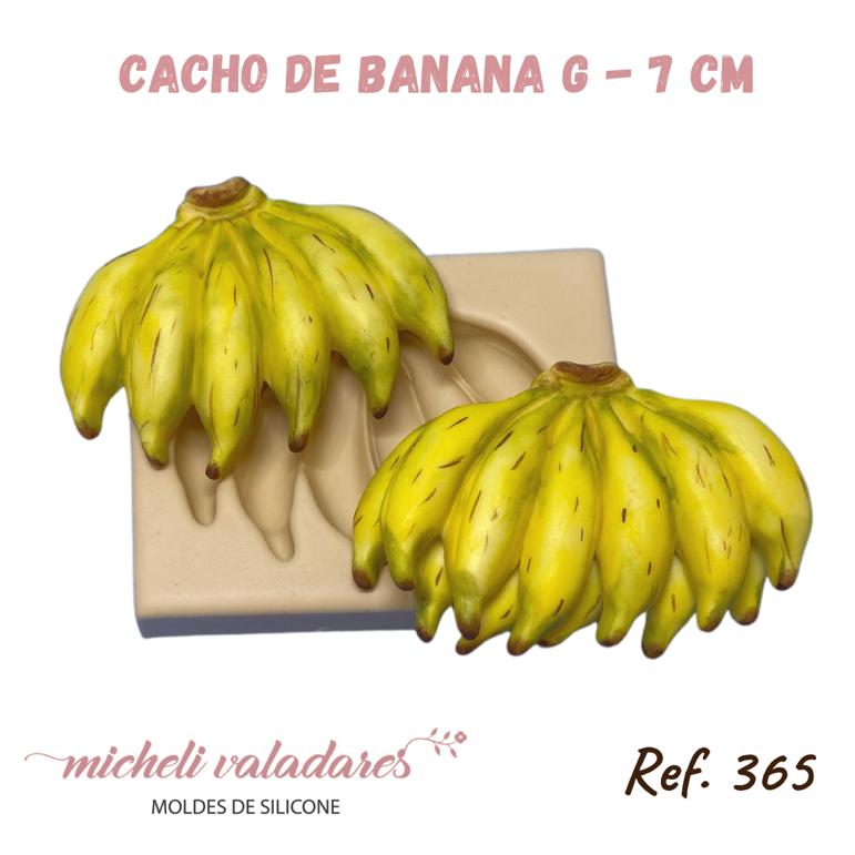 Molde de Silicone para Artesanato Cacho de Banana G - 7 cm - Imagem 3