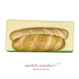 Molde de Silicone Pão Baguete - 6,5cm