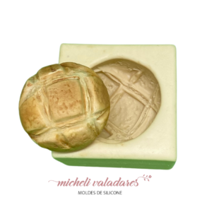 Molde de Silicone Pão Caseiro Redondo - 3,8 cm
