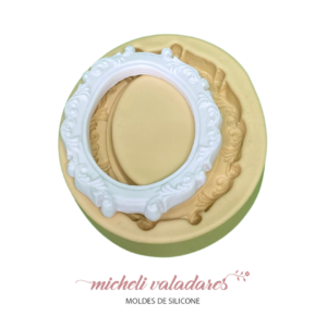 Molde de Silicone Moldura 01 - 7,8 cm