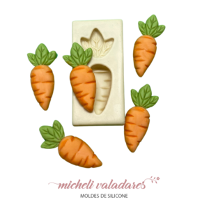 Molde de Silicone Cenoura 03 - 5cm