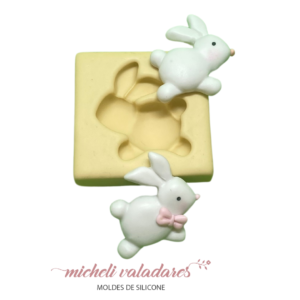 Molde de Silicone Mini Coelho Sapeca - 3,5cm