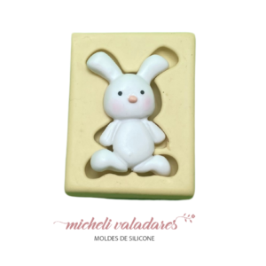 Molde de Silicone Coelhinho Formoso P - 4,5cm