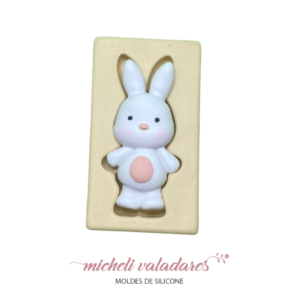 Molde de Silicone Coelhinho de Pé - 5,5 cm