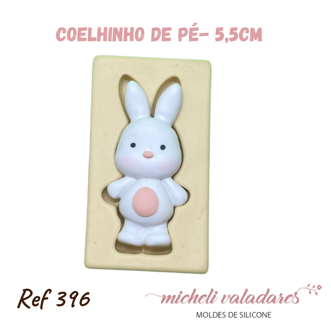 Molde de Silicone Coelhinho de Pé - 5,5 cm - Imagem 3