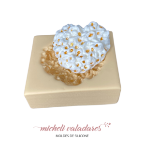 Molde Coração Pipoca - 6,5 cm