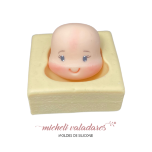 Molde Cabeça Fofa P - 3,5 cm