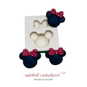 Molde de Silicone Mini Silhueta Ratinho - 2,5 cm