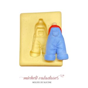 Molde de Silicone Mini Jardineira - 3,2 cm