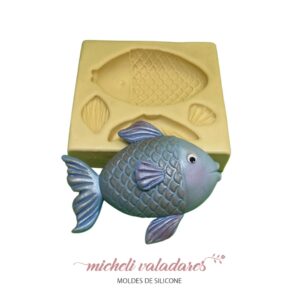 Molde de Silicone Peixe G - 8,5 cm